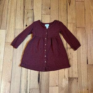 Long Sleeve Button Up Dress